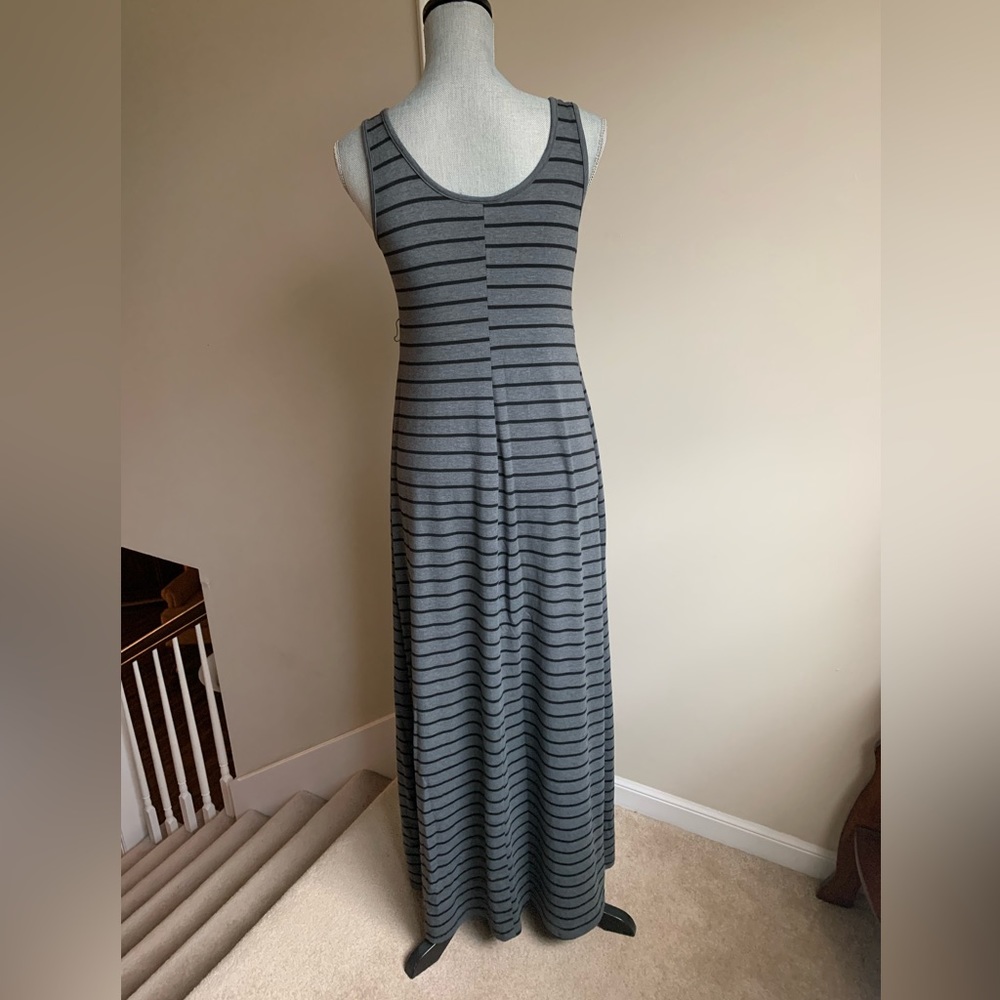 MOTHERHOOD MATERNITY STRIPED MAXI DRESS - Picture 3 of 7